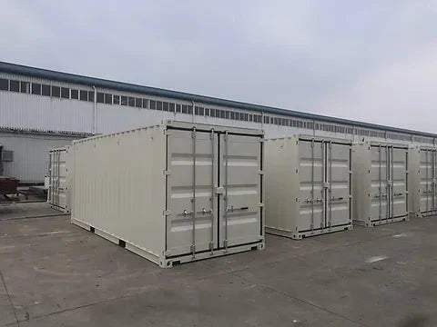 Contenedor marítimo 20 pies dry van blanco – nuevo