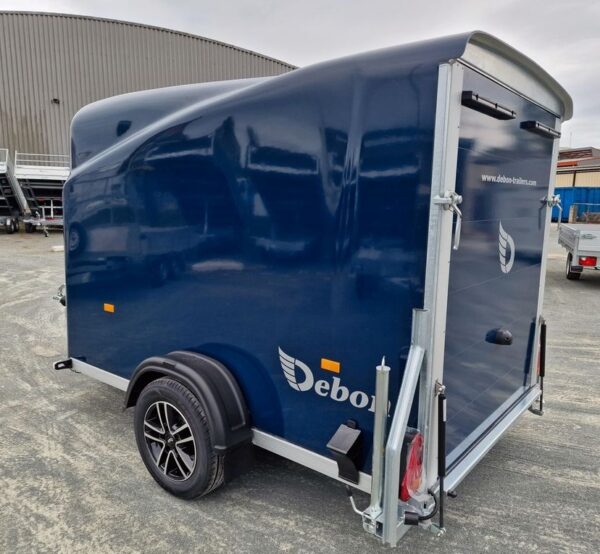 Furgoneta Debón Cargo 1300 en Poliéster Azul con Puerta Lateral Nueva